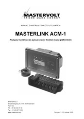Mastervolt MASTERLINK ACM-1 Manuel D'installation Et D'utilisation