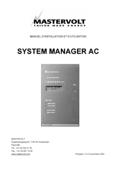 Mastervolt AC Manuel D'installation Et D'utilisation