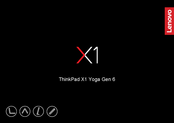 Lenovo ThinkPad X1 Yoga Gen 6 Mode D'emploi
