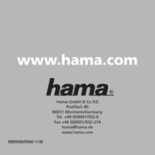 Hama 00055458 Mode D'emploi