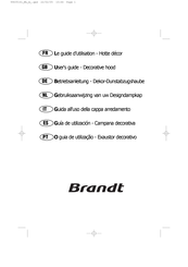 Brandt AD549XE1 Guide D'utilisation