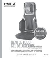 HoMedics MCS-846HJ Mode D'emploi Et Garantie