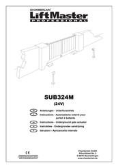 Chamberlain LiftMaster Professional SUB324M Instructions