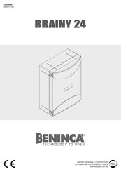 Beninca BRAINY 24 Mode D'emploi
