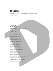 D-Link DUB-1310 Guide D'installation