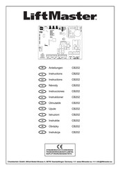 Chamberlain LiftMaster CB202 Instructions