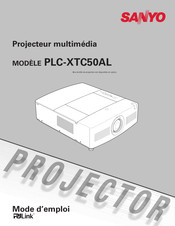 Sanyo PLC-XTC50AL Mode D'emploi