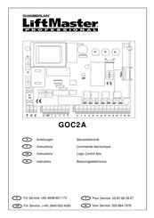 Chamberlain LiftMaster Professional GOC2A Instructions