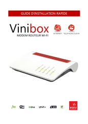 vini Vinibox Guide D'installation Rapide