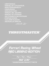 Thrustmaster Ferrari Racing Wheel Red Legend Edition Manuel De L'utilisateur