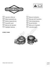 Briggs & Stratton 210000 Manuel D'utilisation