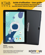 Konrow K-TAB 1004 Guide D'utilisation