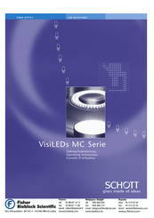 SCHOTT VisiLEDs MC Serie Conseils D'utilisation
