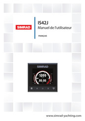 Simrad IS42J Manuel De L'utilisateur