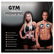 GYM form POWER BURN Mode D'emploi