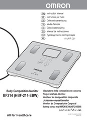 Omron HBF-214-EBW Mode D'emploi