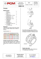 Pcm KSC113 Mode D'emploi