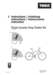 Thule Courier Dog Trailer Kit Instructions