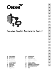 Oase ProMax Garden Automatic Switch Mise En Service