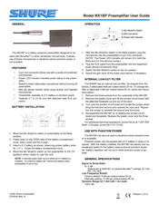 Shure MX1BP Guide De L'utilisateur