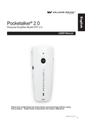 Williams Sound Pocketalker 2.0 Manuel De L'utilisateur