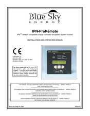 Blue Sky Energy IPN ProRemote-S Manuel D'installation Et D'utilisation