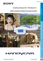 Sony HDR-CX500 Guide Pratique