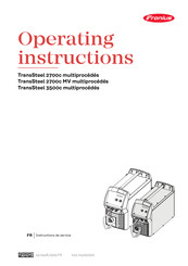 Fronius TransSteel 2700c Instructions De Service