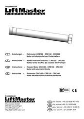 Chamberlain LiftMasterCRE150 Instructions