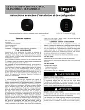 Bryant EB-STATE5BB-01 Instructions D'installation Et De Configuration
