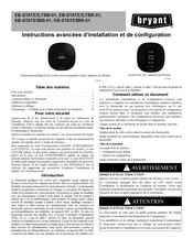 Bryant ecobee3 lite Pro Instructions D'installation Et De Configuration