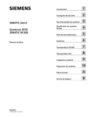 Siemens SIMATIC Ident RFID RF300 Manuel Système