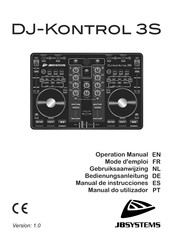JB Systems DJ-Kontrol 3S Mode D'emploi