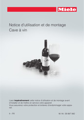 Miele KWT 6312 UGS Notice D'utilisation Et De Montage