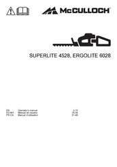 Mcculloch SUPERLITE 4528 Manuel D'utilisation