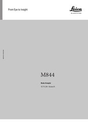 Leica Microsystems M844 Mode D'emploi