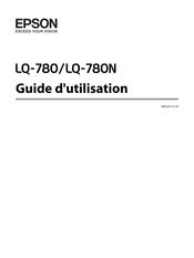 Epson LQ-780 Guide D'utilisation