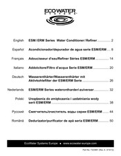 EcoWater Systems ERM10CE+ Guide D'utilisation