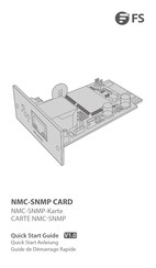 FS NMC-SNMP Guide De Démarrage Rapide