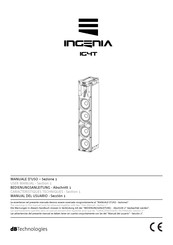 dBTechnologies INGENIA-IG4T Caractéristiques Techniques