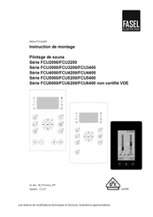 FASEL Elektronik FCU2200 Serie Instructions De Montage