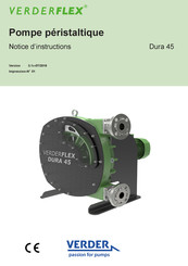Verderflex Dura 45 Notice D'instructions