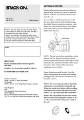 STACK-ON PS-15-20-B Instructions