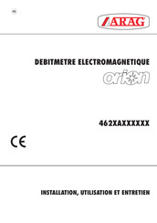 ARAG orion 4621AA41515 Installation, Utilisation Et Entretien