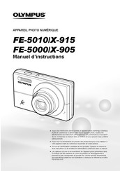 Olympus FE-5000/X-905 Manuel D'instructions