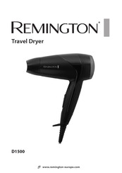 Remington D1500 Mode D'emploi