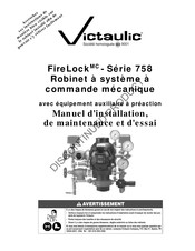 Victaulic FireLock 758 Serie Manuel D'installation Et De Maintenance