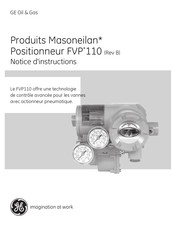 GE Masoneilan FVP 110 Serie Notice D'instructions