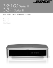 Bose 3-2-1 II Serie Notice D'utilisation