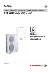 Chappee CAELIA AEI MMC-II-IN/HC Notice D'installation Et D'entretien
